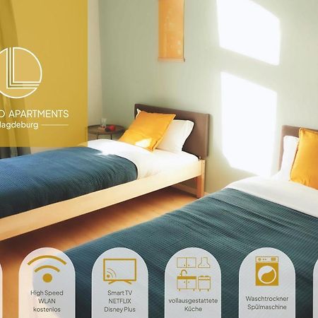 Luvono Apartments - 2 Schlafzimmer / Netflix / Disney+ Magdeburgo Exterior foto